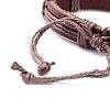 Leather Cord Bracelet for Men Women BJEW-C005-01B-4