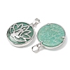 Natural Amazonite Pendants GG-CBA0251-10D-P-2