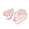 Natural Rose Quartz Pendants G-Z073-01-2