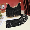 2Yards Velvet Tassel Fringe Trimming SRIB-PH0001-89A-4