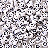 Opaque White Acrylic Beads SACR-YW0001-21B-1