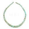 Synthetic Turquoise Graduated Beads Strands GG-CBA2AE1-A04-A-4