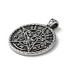 Wicca 304 Stainless Steel Pendants STAS-D014-11AS-2
