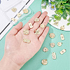 24Pcs 6 Styles Alloy Pendants FIND-SC0003-82-3