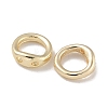 Brass Ring Charm Connectors KK-P284-06G-02-2