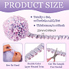 10Yards Polyester Lace Ribbon OCOR-TA0004-26H-3