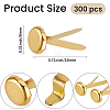 300Pcs Alloy Brads FIND-GF0009-77P-2