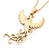 304 Stainless Steel Pendant Necklaces NJEW-P306-06G-1