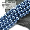 Eco-Friendly Glass Pearl Beads Strands X-HY-A008-14mm-RB015-3