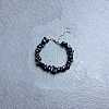 Synthetic Blue Goldstone Chip Beaded Bracelets for Women IW6789-18-1