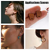 24Pcs 6 Style Wood Stud Earring Findings WOOD-AR0001-32-5