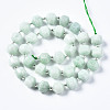 Natural White Jade Beads Strands G-T132-048C-2