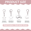 40Pcs 4 Styles Zinc Alloy Shoe Charms HJEW-ME0001-26-2