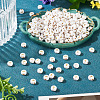 500Pcs Plating Acrylic Beads PACR-TADJ0001-01Y-4