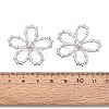 Alloy Flower Multi-Strand Links PALLOY-Q464-02P-3