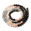 Natural & Synthetic Mixed Gemstone Beads Strands G-D080-A01-01-17-2