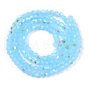 Imitation Jade Electroplate Glass Beads Strands EGLA-A039-J2mm-L03-3