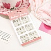 6Pcs Plastic Pearls Claw Hair Clips PW-WG9C504-16-1