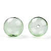 Transparent Blow High Borosilicate Glass Globe Beads X-GLAA-T003-09D-1