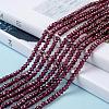 Natural Garnet Beads Strands G-F460-07-4