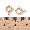 Rack Plating Brass Spring Ring Clasps X-KK-F090-22LG-3
