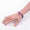 Natural Mixed Stone Stretch Bracelets BJEW-JB02527-4