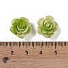 Synthetic Coral 3D Flower Rose Beads CORA-A005-14mm-23-3