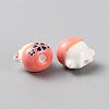 Handmade Porcelain Beads PORC-WH0006-02B-2