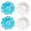 4Pcs 2 Colors Ceramic Jewelry Display Trays AJEW-PH0008-50-1