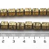 Electroplated Natural Lava Rock Beads Strands G-A251-A01-01C-4