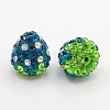 Clay Polymer Rhinestone Beads RB-A051-E03-1