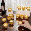 14Pcs Alloy Candle Holders AJEW-WA0004-41-3