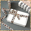 3 Colors Leopard Print Polyester Cotton Ribbon OCOR-ME0001-69-5