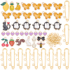 DIY Brooch Making Kits DIY-BM0002-38-7
