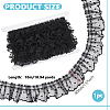 10M Polka Dot Polyester Gauze Wrinkle Ribbon OCOR-PH0007-99B-2