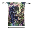 Crow Pattern Velvet Jewelry Storage Drawstring Pouches PW-WG21DBF-05-1