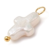 Natural Keshi Pearl Pendants PALLOY-JF02823-4