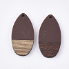 Resin & Walnut Wood Pendants RESI-S358-16I-2