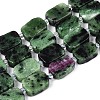 Natural Ruby in Zoisite Beads Strands G-T138-26A-09-4