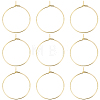 100Pcs 304 Stainless Steel Hoop Earrings Findings STAS-BBC0009-64-7