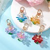 Glass Seed Beaded Pendant Decorations HJEW-MZ00403-1