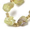 Electroplated Raw Rough Natural Amethyst Beads Strands G-Z131-J02-04-4