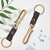 4Pcs Alloy U Shape Belt Hook Keychains KEYC-SC0002-19B-7