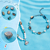 18Pcs Natural Abalone Shell/Paua Shell Beads SSHEL-BC0001-27-4