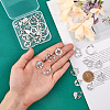 32Pcs 8 Style Valentine's Day UV Plated Alloy Pendants FIND-CA0006-73-3