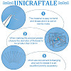 Unicraftale 1000Pcs 304 Stainless Steel Flat Head Pins STAS-UN0049-24-5