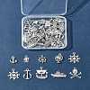 10 Styles Pirate Theme Tibetan Style Alloy Pendants FIND-SC0012-73-9