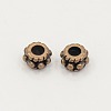 Tibetan Style Flower Spacer Beads TIBEB-X0001-RS-2