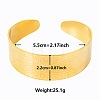 Stylish European and American Texture 304 Stainless Steel Cuff Bangles for Women BL1695-2-1