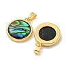 Natural Paua Shell Pendants KK-A214-17G-2